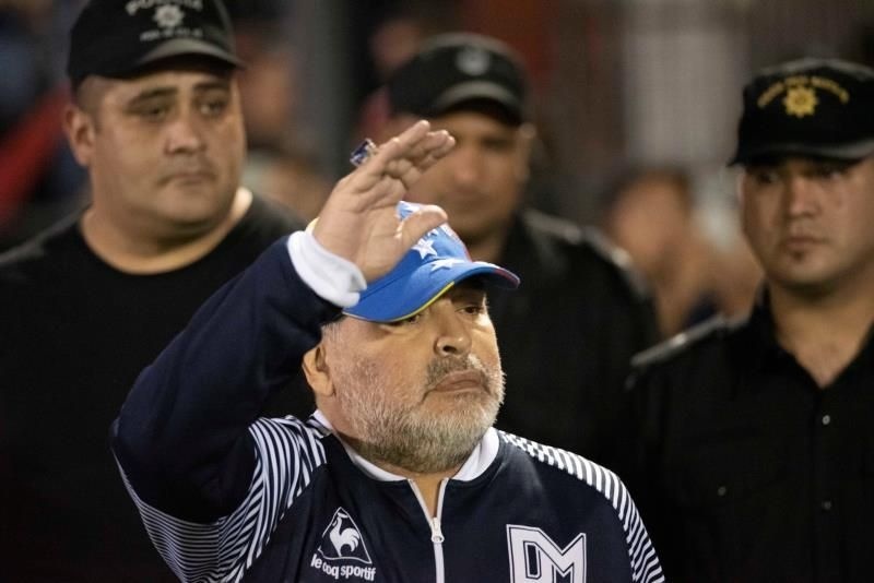 Futbalová legenda Diego Maradona.