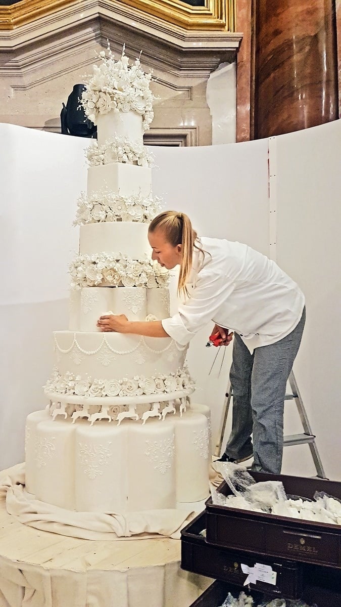 Táto svadobná torta stála