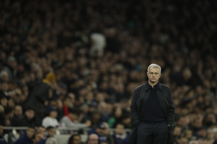 Tréner Tottenhamu Jose Mourinho