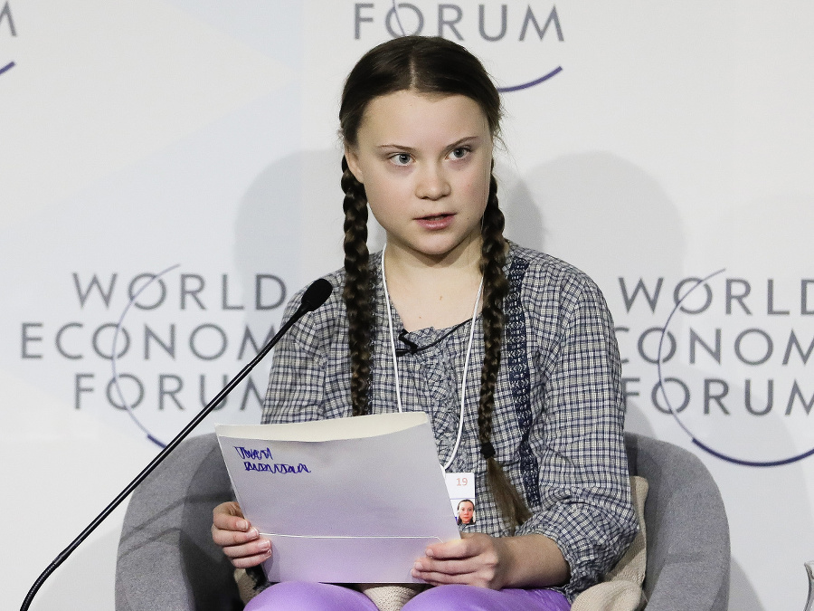 Švédska aktivistka Greta Thunbergová.