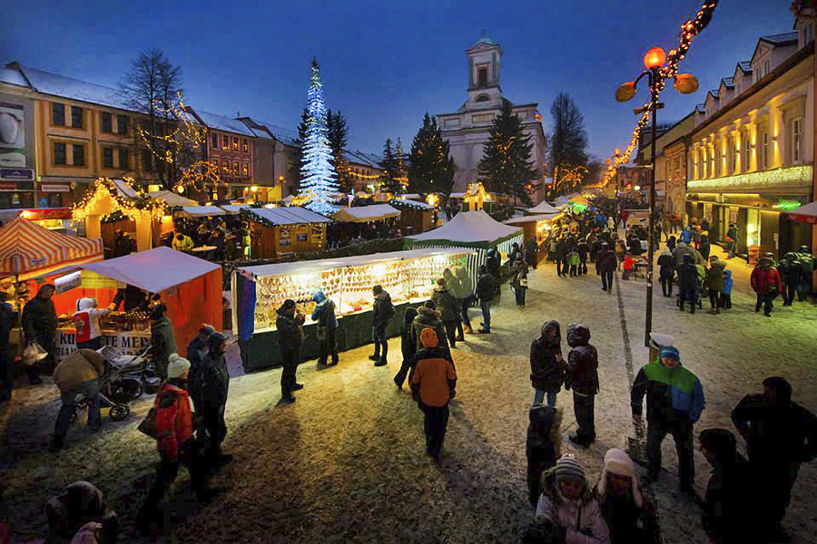 Vianočné trhy v Poprade.