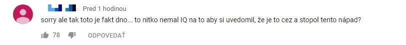 Komentáre ľudí hovoria za všetko.