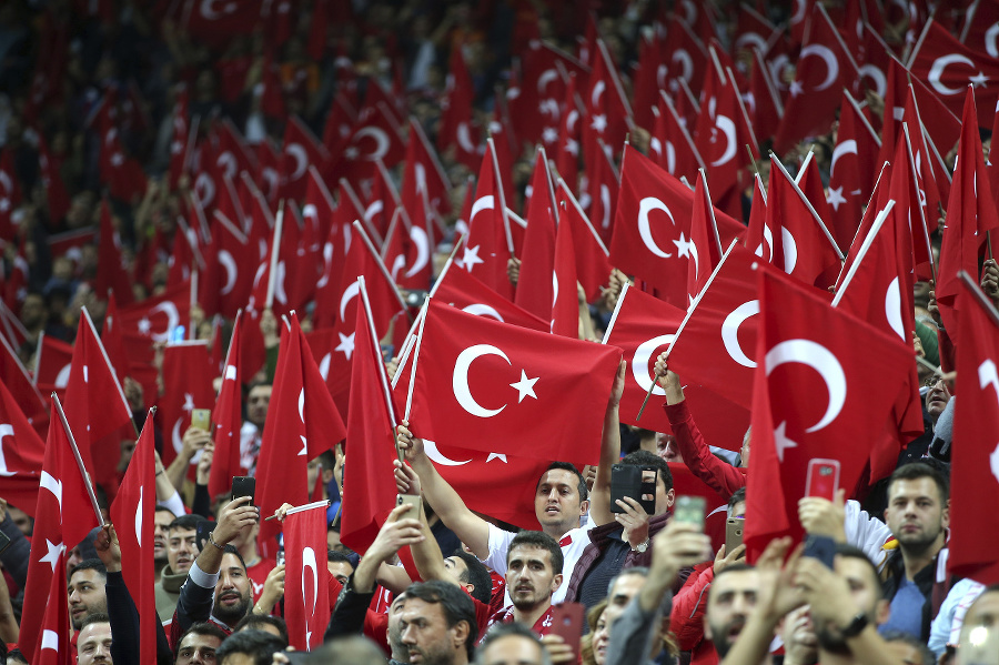 Fanúšikovia Turecka.