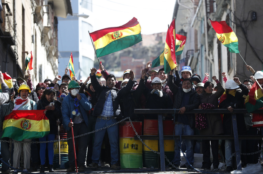 Protesty v Bolívii stále