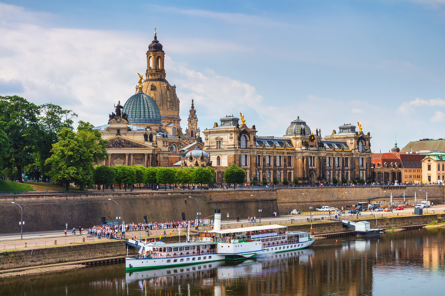 Dresden panorama with Bruhl