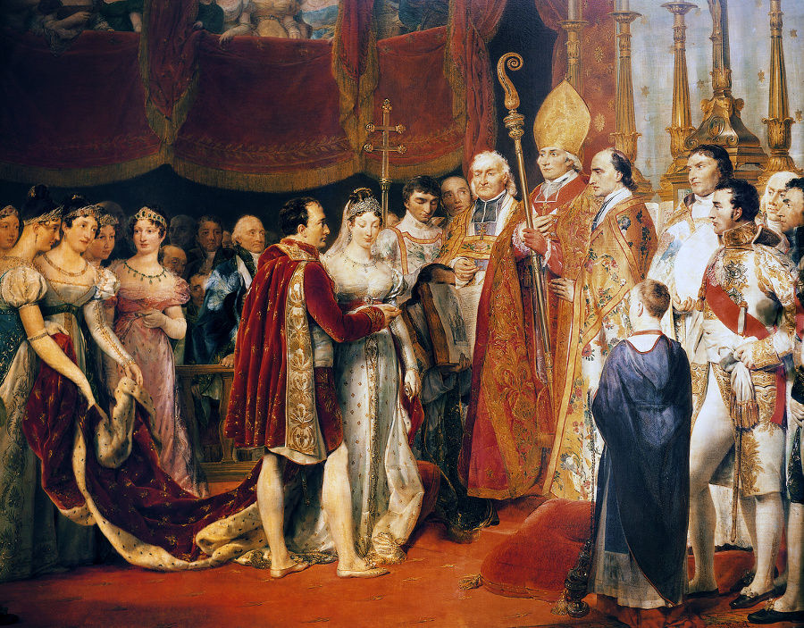 Napoleon Bonaparte počas svadby