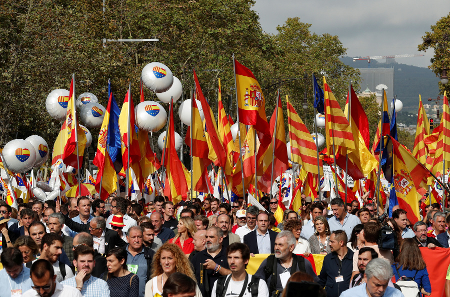 V Barcelone demonštrovali proti