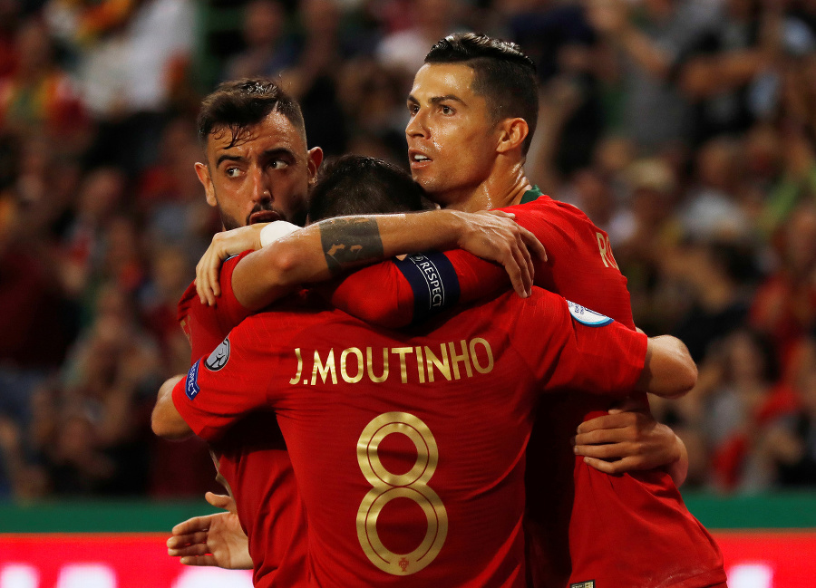 Ronaldo oslavuje gól so