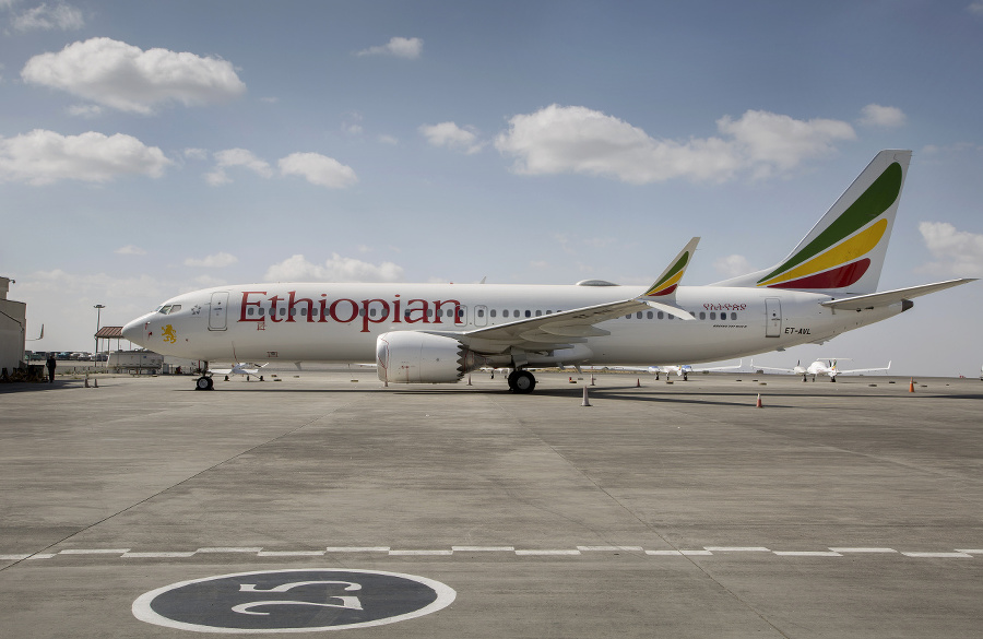Dopravné lietadlo spoločnosti Ethiopian