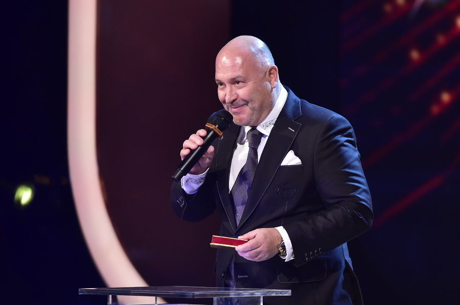 Michal David počas 52. ročníka ankety Český slávik. 