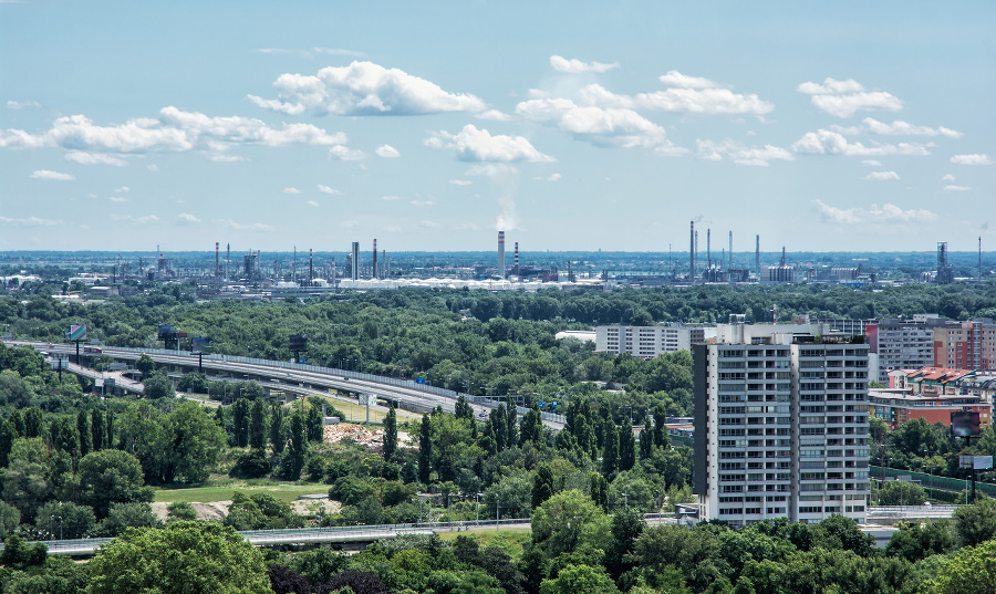 Slovnaft refinery in Bratislava,