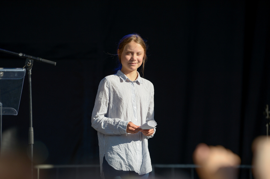 Švédska aktivistka Greta Thunbergová