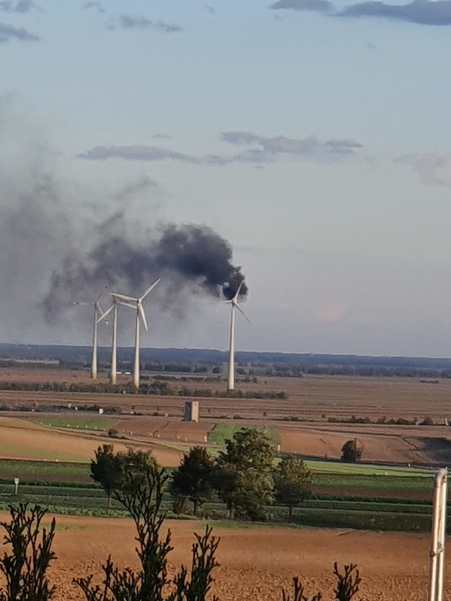 Pod požiar turbíny sa