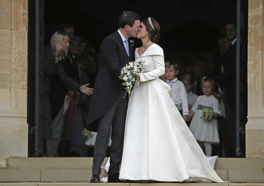Svadba princeznej Eugenie a Jacka Brooksbanka.