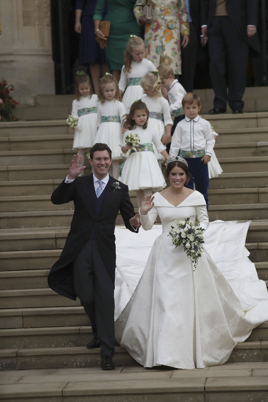 Svadba princeznej Eugenie a Jacka Brooksbanka.