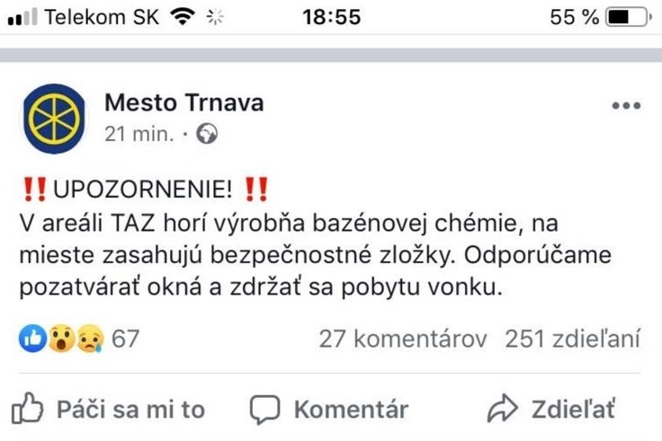 Trnava odporúča obyvateľom nevychádzať