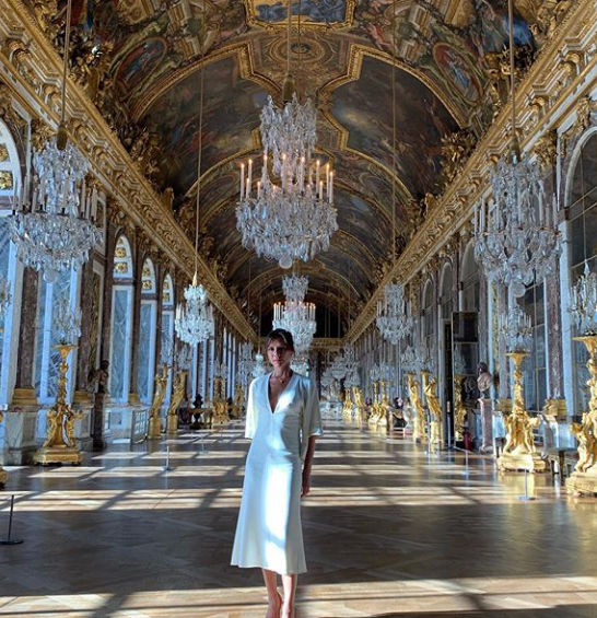 Beckhamovci vo Versailles.