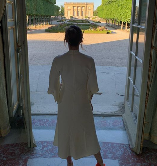 Beckhamovci vo Versailles.