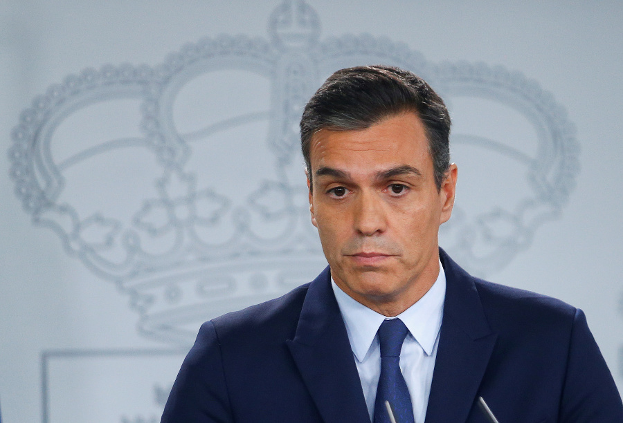 Úradujúci španielsky premiér Pedro