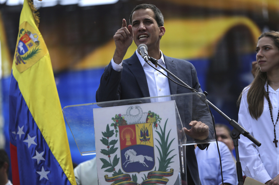 Venezuelský opozičný líder Juan
