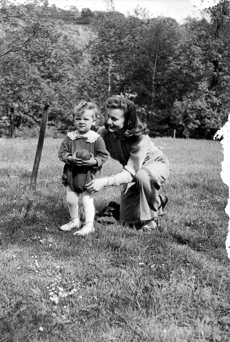 Malý Borisko s mamou.