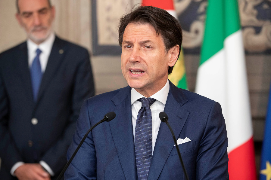 Taliansky premiér Giuseppe Conte.