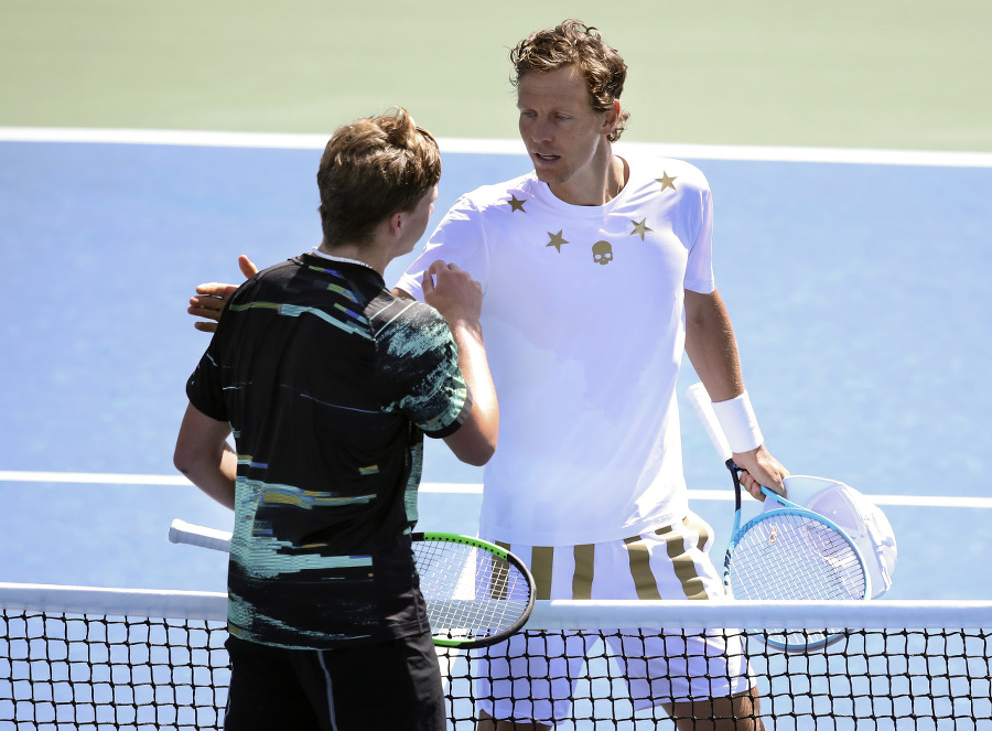 Tomáš Berdych a Jenson