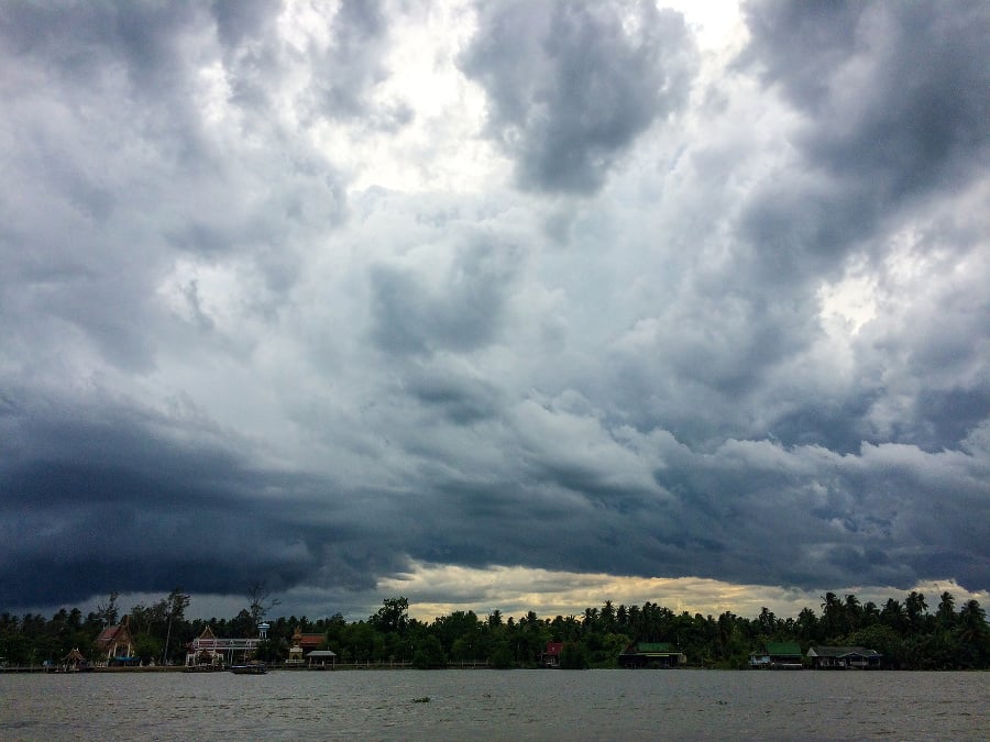 Clouds that are forming