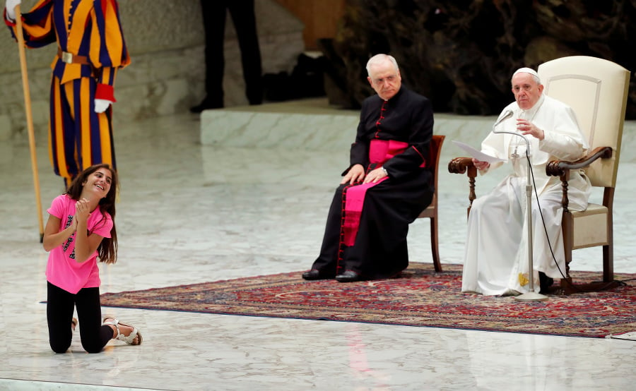Gesto pápeža Františka voči