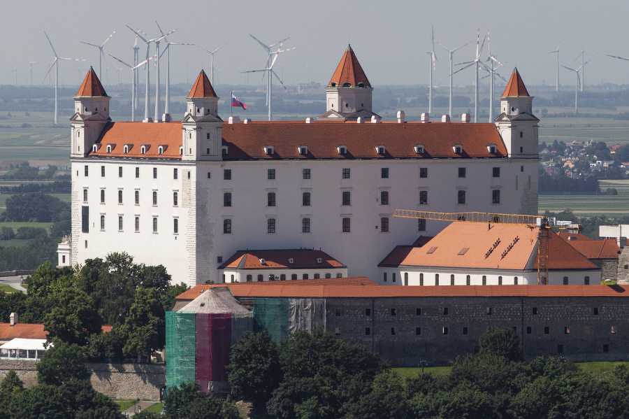 Bratislavský hrad.