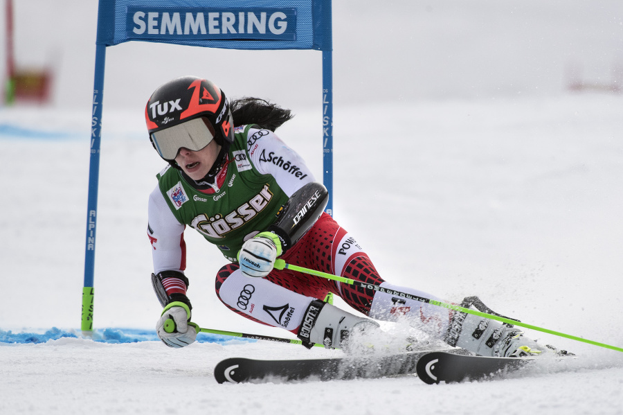 Rakúska lyžiarka Stephanie Brunnerová.