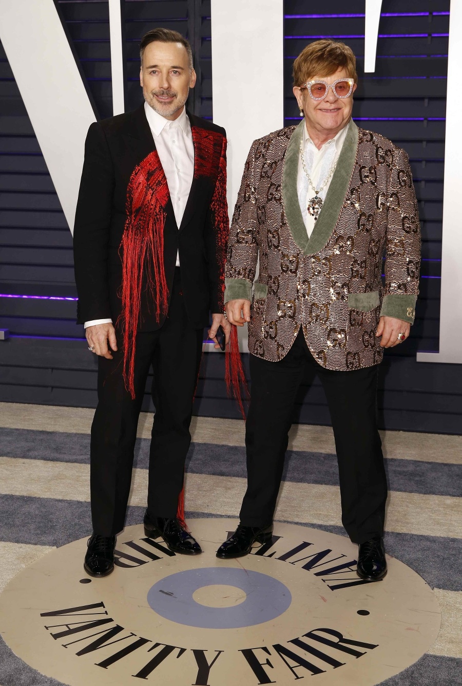 David Furnish and Elton