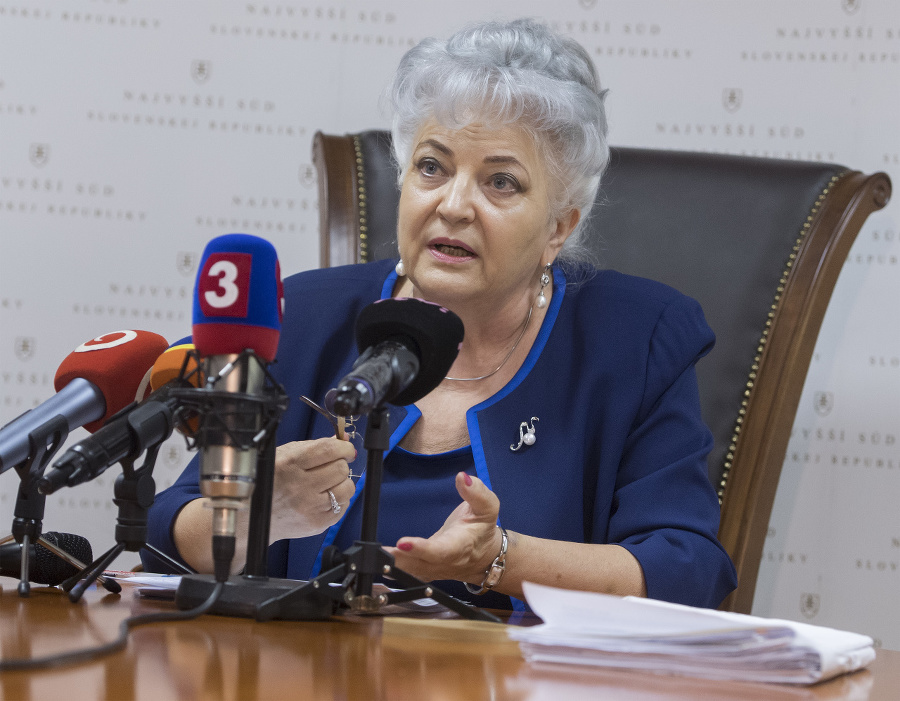 Predsedníčka Najvyššieho súdu Slovenskej