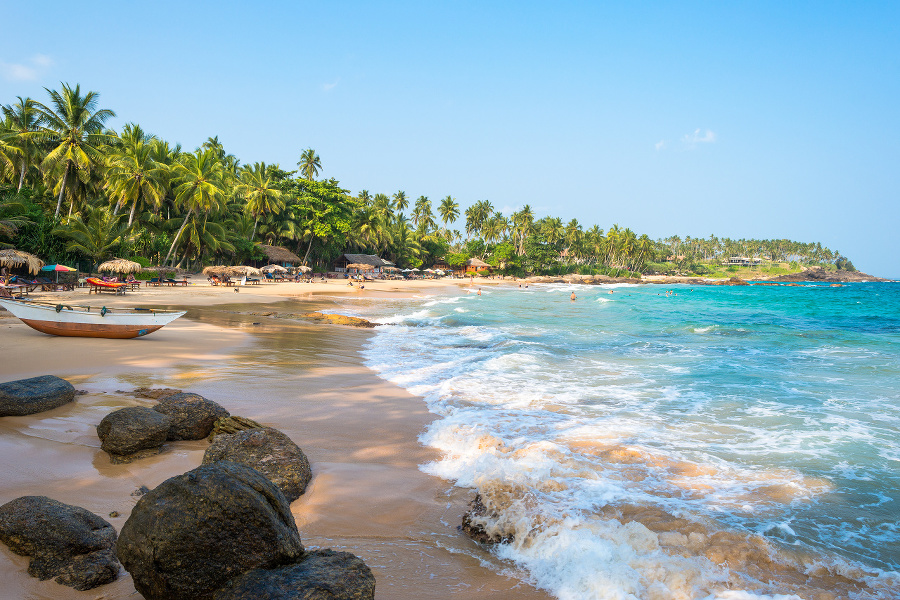 Beach in Tangalle in