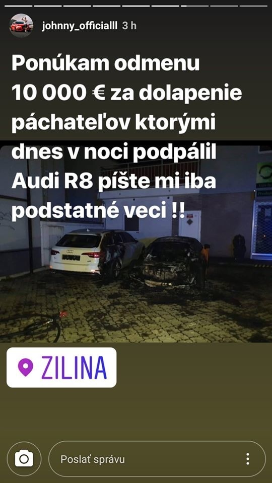 Majiteľ auta ponúka za