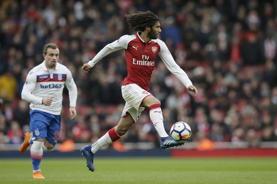 Hráč Arsenalu Mohamed Elneny