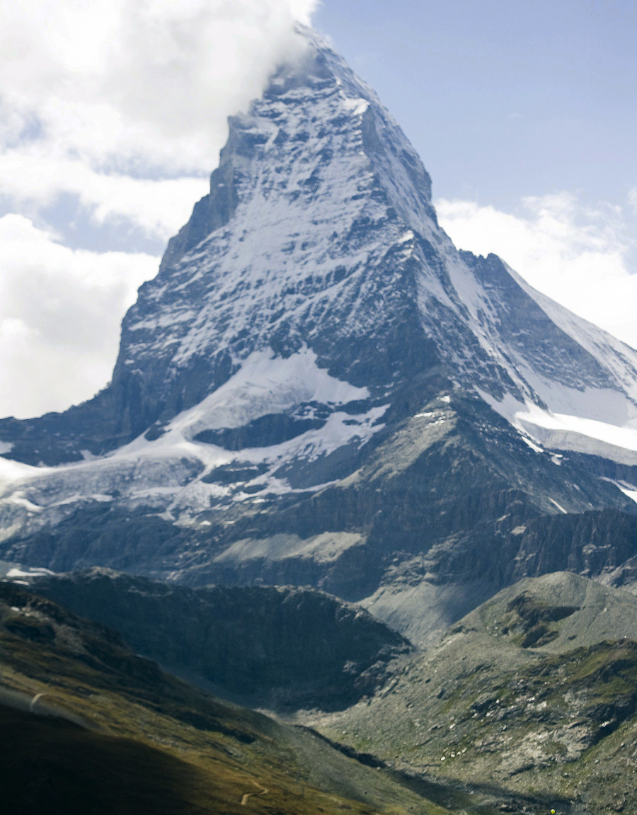 Slávna hora Matterhorn neďaleko