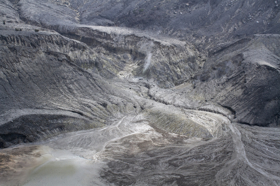 Tangkuban Perahu Volcanic Crater,