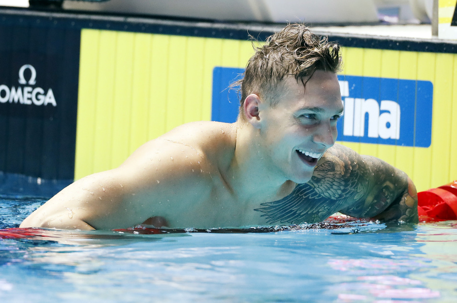  Americký plavec Caeleb Dressel.