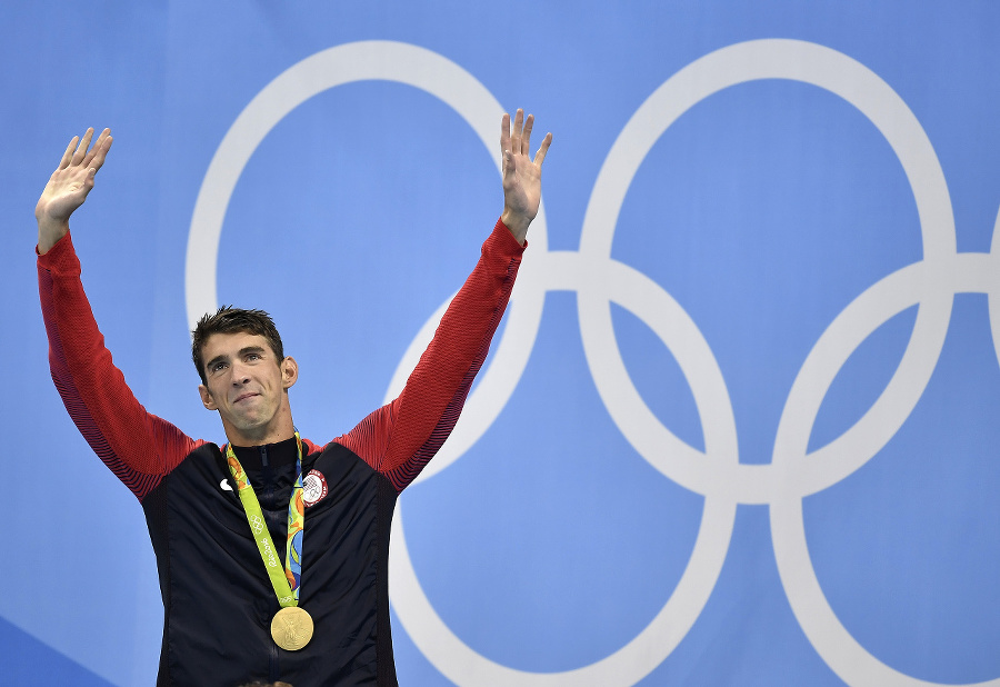 Legendárny plavec Michael Phelps.