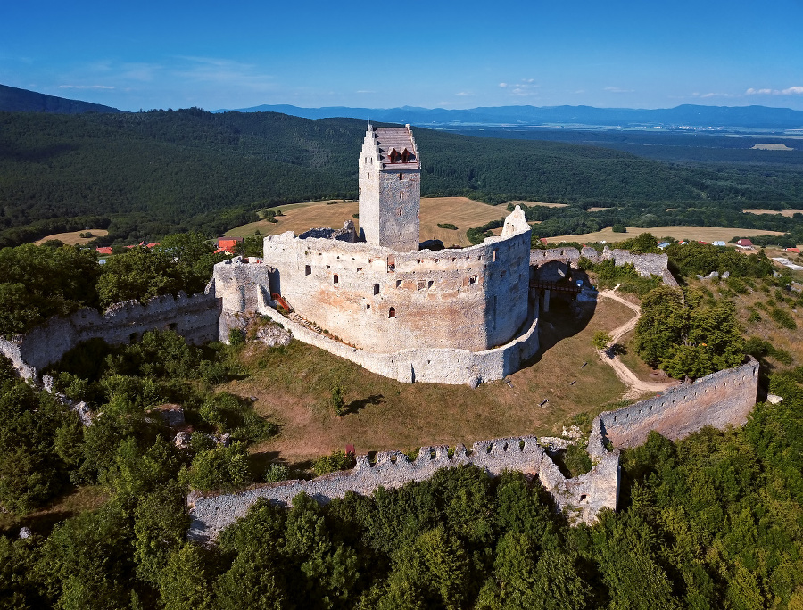 Topolchany, Slovakia: aerial view