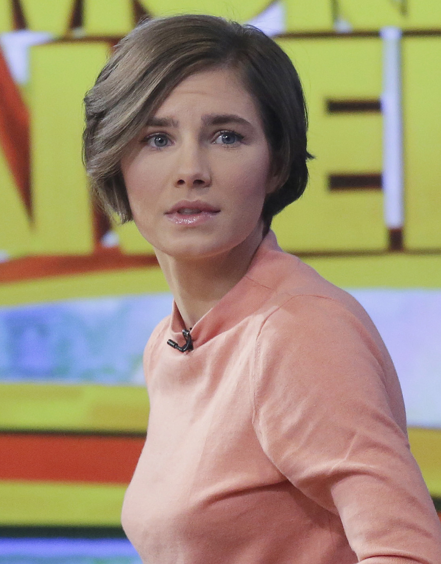 Amanda Knox počas televízneho