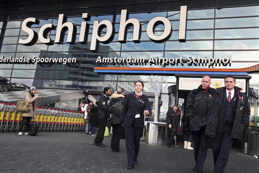 Letisko Schiphol v 
