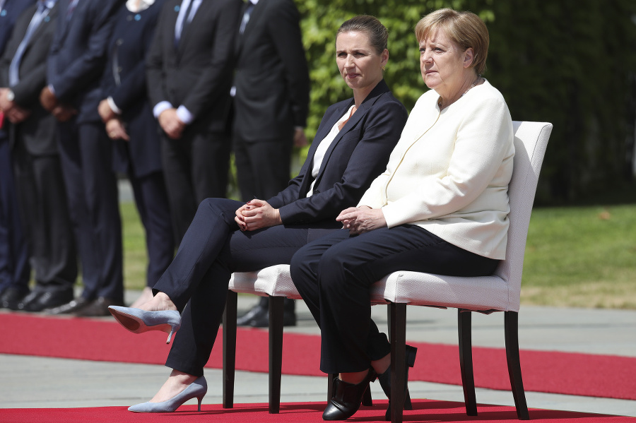 Angela Merkelová a dánska
