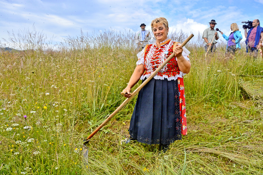 Slovenská šampiónka v kosení