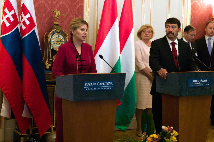 Prezidentka Čaputová s maďarským