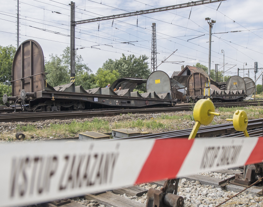 Vykoľajenie vlaku v Trnovci