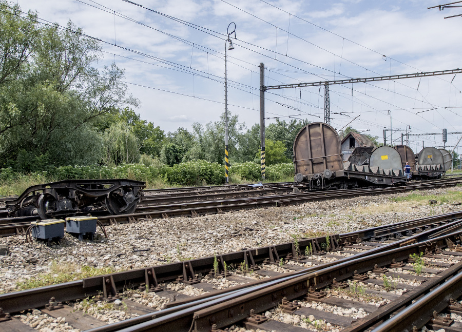 Vykoľajenie vlaku v Trnovci