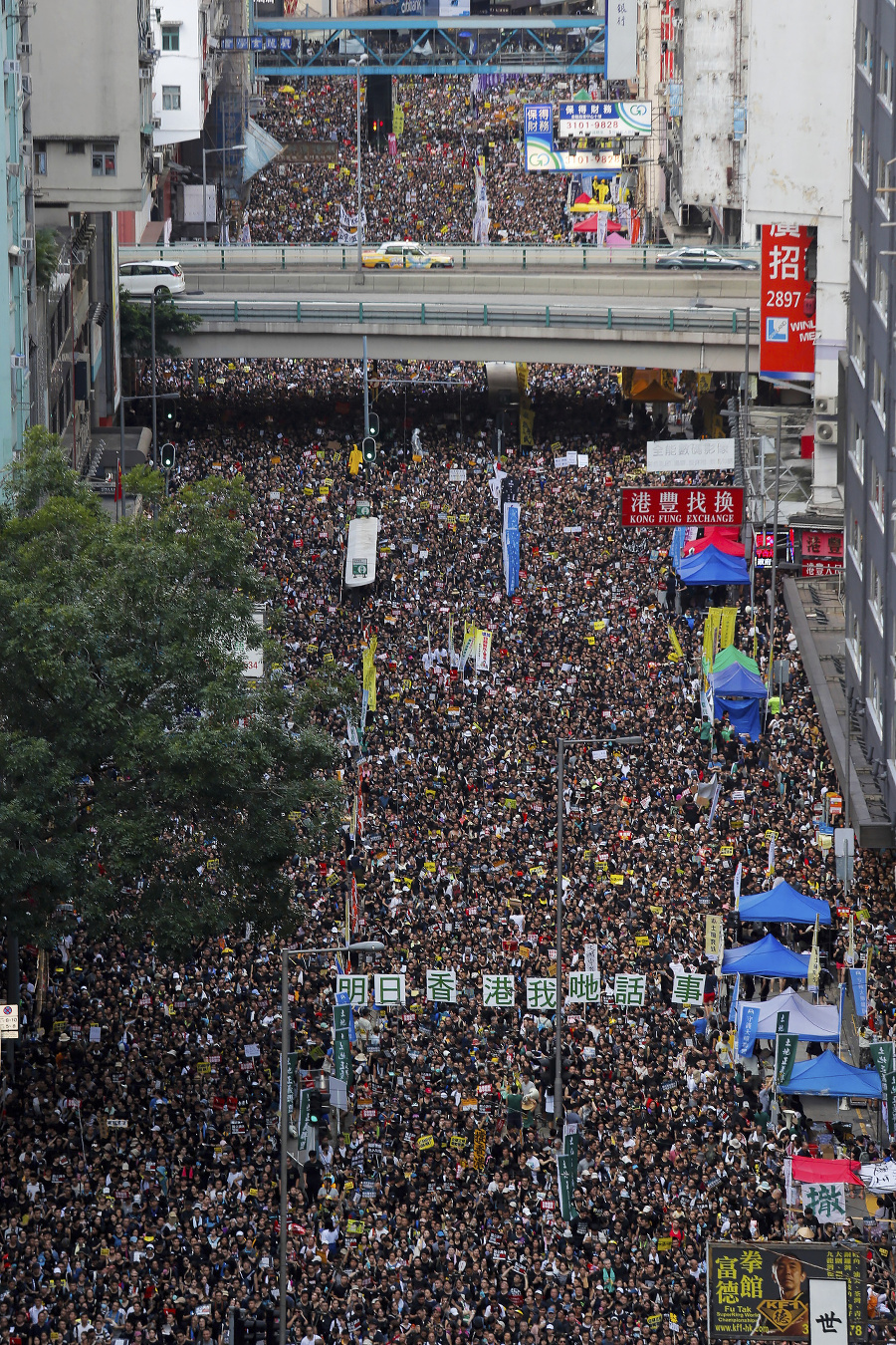 Hongkong je posledné týždne