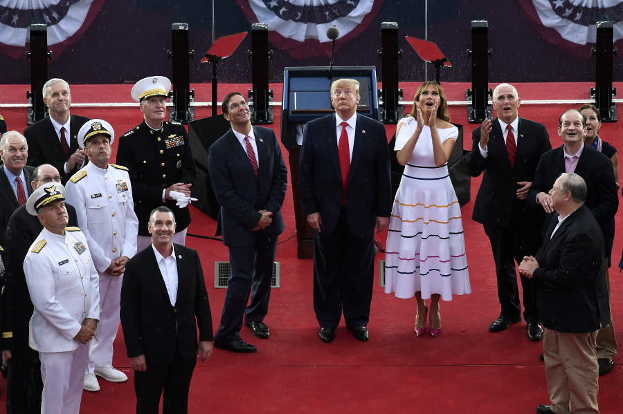 Donald Trump na oslavách